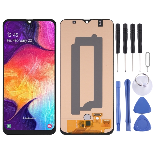 OLED Material LCD Screen and Digitizer Full Assembly for Samsung Galaxy A50 SM-A505