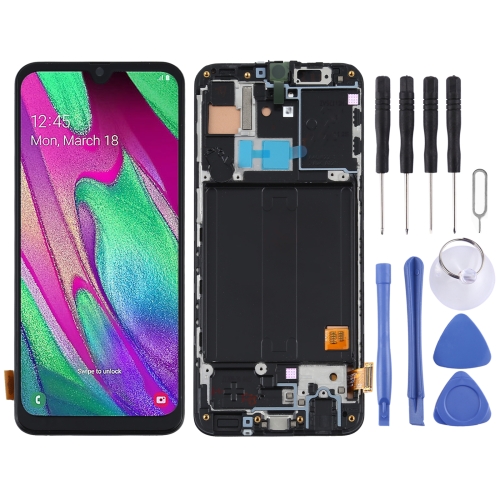 TFT Material LCD Screen and Digitizer Full Assembly with Frame for Samsung Galaxy A40 SM-A405F
