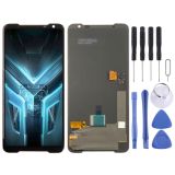 AMOLED Material LCD Screen and Digitizer Full Assembly for Asus ROG Phone 3 ZS661KS(Black)