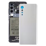 Battery Back Cover for LG Velvet LMG910EMW LM-G910EMW / Velvet 5G LM-G900N LM-G900EM(Silver)