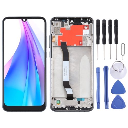 LCD Screen and Digitizer Full Assembly With Frame for Xiaomi Redmi Note 8T(Black)