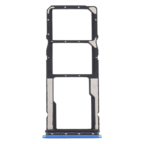 SIM Card Tray + SIM Card Tray + Micro SD Card Tray for Xiaomi Redmi 9A (Blue)