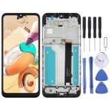 LCD Screen and Digitizer Full Assembly With Frame for LG K41s LMK410EMW