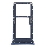 SIM Card Tray + SIM Card Tray / Micro SD Card Tray for Motorola Moto G9 Plus XT2087-1(Blue)