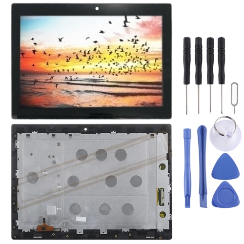 LCD Screen and Digitizer Full Assembly With Frame for Lenovo Miix 320 10ICR(Black)