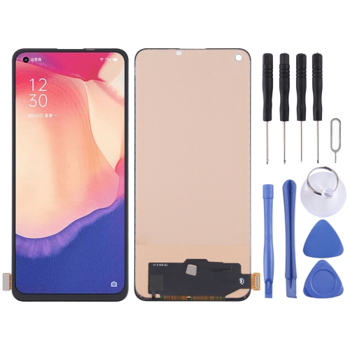 TFT Material LCD Screen and Digitizer Full Assembly with Frame for OPPO Reno4 SE / Realme V15 5G / Realme 7 Pro / Realme X7 / Realme 8 Pro  PEAT00
