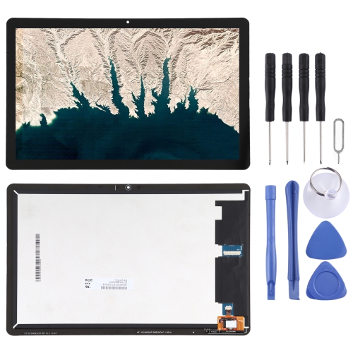 LCD Screen and Digitizer Full Assembly for Lenovo Chromebook Duet (10.1 inch) CT-X636F CT-X636N CT-X636(Black)