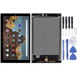 LCD Screen and Digitizer Full Assembly for Amazon Fire HD 10 2019 9th Gen m2v3r5(Black)