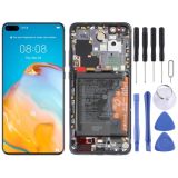 LCD Screen and Digitizer Full Assembly with Frame for Huawei P40 Pro(Black)