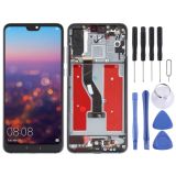 LCD Screen and Digitizer Full Assembly with Frame for Huawei P20 Pro(Blue)