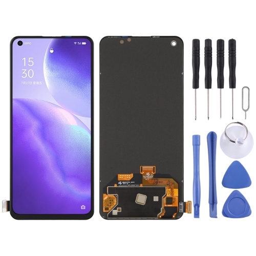 Original OLED Material LCD Screen and Digitizer Full Assembly for OPPO Reno5 5G PEGM00 PEGT00