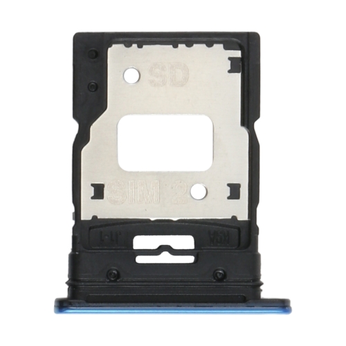 SIM Card Tray + SIM Card Tray / Micro SD Card Tray for Xiaomi Mi 11 Lite M2101K9AG (Blue)