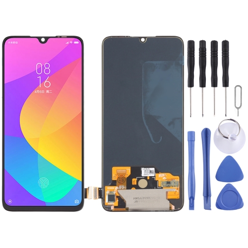 OLED Material LCD Screen and Digitizer Full Assembly for Xiaomi Mi CC9 / Mi 9 Lite
