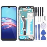 LCD Screen and Digitizer Full Assembly with Frame for Motorola Moto E (2020) (Blue)