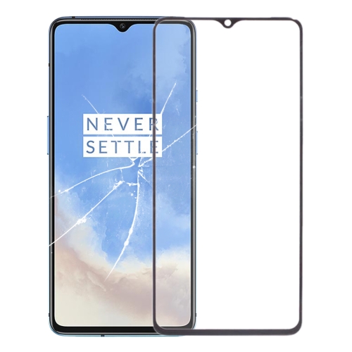 Front Screen Outer Glass Lens for OnePlus 7T(Black)