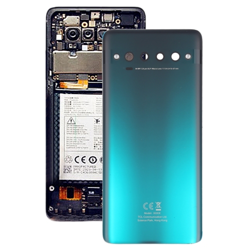 Original Battery Back Cover for TCL 10 Pro T799B T799H(Green)