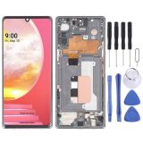 LCD Screen and Digitizer Full Assembly with Frame for LG Velvet 5G LM-G900N LM-G900EM LM-G900 LM-G900TM(Black)