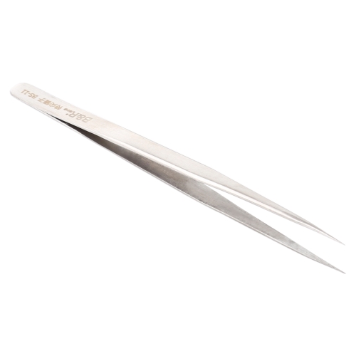 B&R BS-11 Precision High Tenacity Durable Long Tip Straight Tweezers