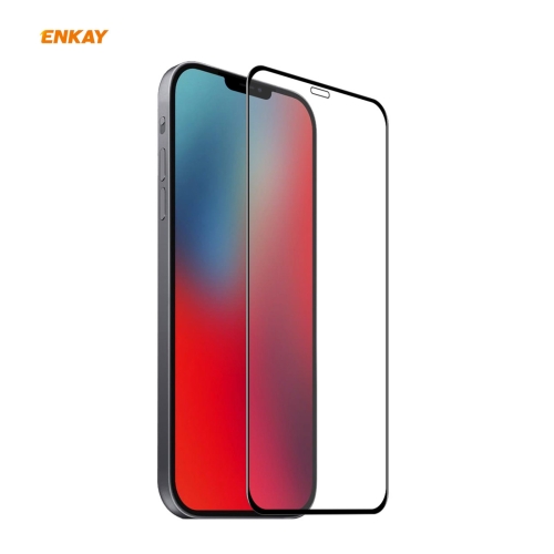 ENKAY Hat-Prince 0.26mm 9H 6D Curved Full Coverage Tempered Glass Protector For iPhone 12 / 12 Pro