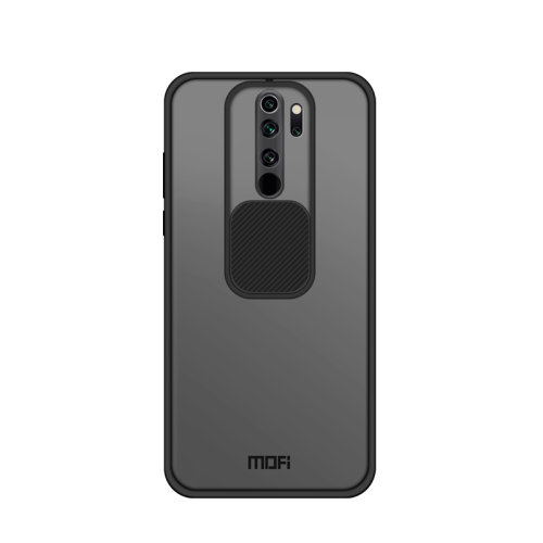 For Xiaomi Redmi Note8 Pro MOFI Xing Dun Series Translucent Frosted PC + TPU Privacy Anti-glare Shockproof All-inclusive Protective Case(Black)