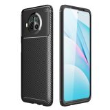 For Xiaomi Mi 10T Lite 5G Carbon Fiber Texture Shockproof TPU Case(Black)