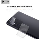 For Samsung Galaxy S21 Ultra 2PCS mocolo 0.15mm 9H 2.5D Round Edge Rear Camera Lens Tempered Glass Film(Clear)