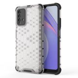 For Xiaomi Redmi 9T  Shockproof Honeycomb PC + TPU Case(White)