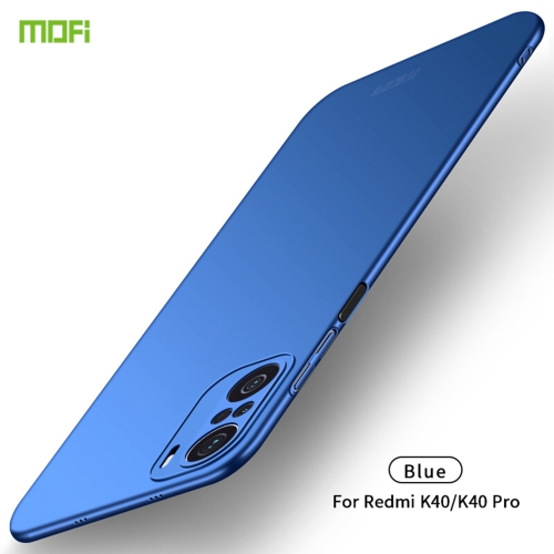 For Xiaomi Redmi K40 / K40 Pro MOFI Frosted PC Ultra-thin Hard Case(Blue)