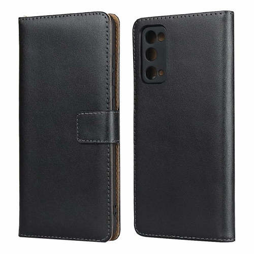 Plain Texture Cowhide Leather Horizontal Flip Case with Magnetic Clasp & Holder & Card Slots & Wallet For Samsung Galaxy S20 FE(Black)