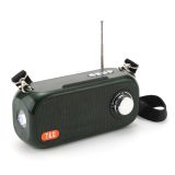 T&G TG613 TWS Solar Portable Bluetooth Speakers with LED Flashlight