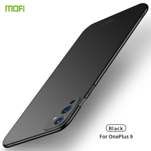 For OnePlus 9 MOFI Frosted PC Ultra-thin Hard Case(Black)