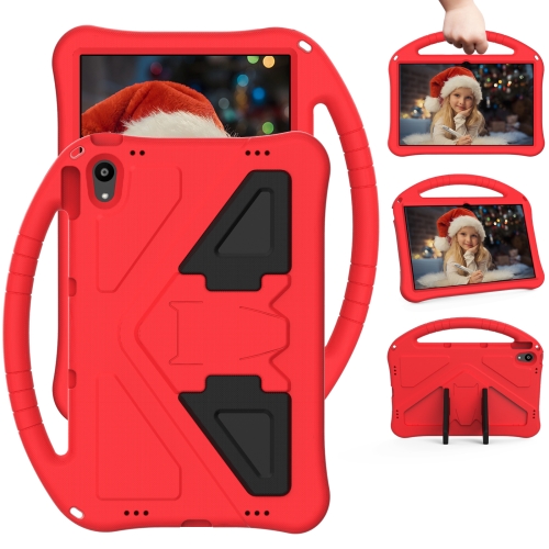 For Lenovo Tab P11 / J606F EVA Flat Anti Falling Protective Case Shell with Holder(Red)