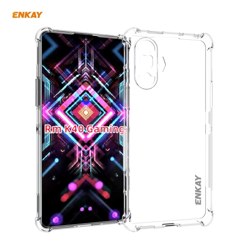 For Xiaomi Redmi K40 Gaming ENKAY Hat-Prince Clear TPU Shockproof Case Soft Anti-slip Cover