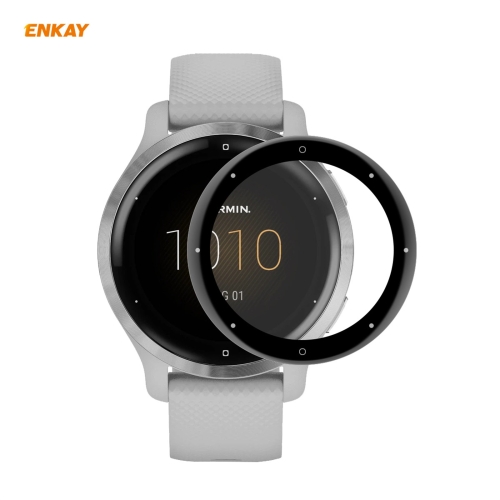 For Garmin Venu 2S / Vivoactive 4S 40mm ENKAY Hat-Prince 3D Full Screen Soft PC Edge + PMMA HD Screen Protector Film