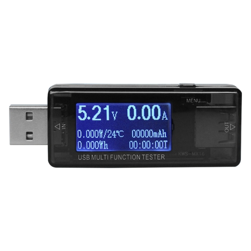 KWS-MX16 USB Digital Display Portable Battery Tester Mobile Current Detector