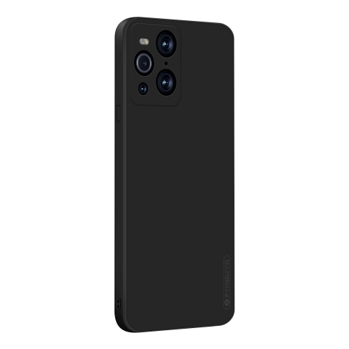 For OPPO Find X3 / Find X3 Pro PINWUYO Touching Series Liquid Silicone TPU Shockproof Case(Black)