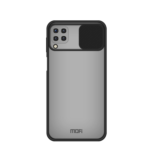 For Samsung Galaxy?A22 4G MOFI Xing Dun Series Translucent Frosted PC + TPU Privacy Anti-glare Shockproof All-inclusive Protective Case(Black)