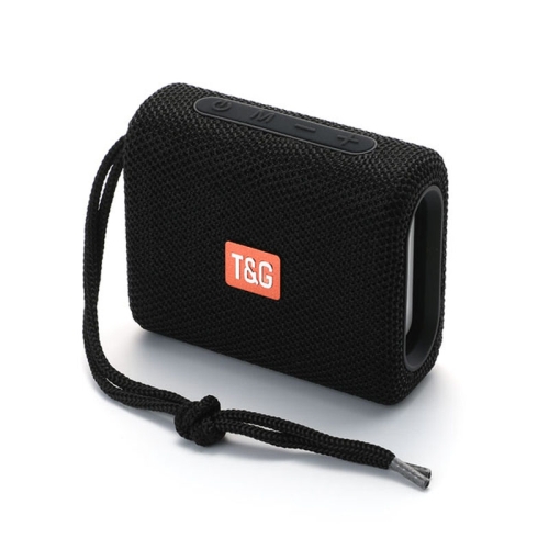 T&G TG313 Portable Outdoor Waterproof Bluetooth Speaker Subwoofer Support TF Card FM Radio AUX(Black)