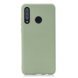 Frosted Solid Color TPU Protective Case for Huawei P30 Lite / Nova 4e(Bean green)