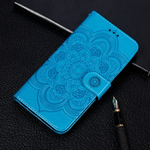 Mandala Embossing Pattern Horizontal Flip Leather Case for iPhone 11