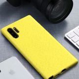 Starry Series Shockproof Straw Material + TPU Protective Case for Galaxy Note 10+(Yellow)