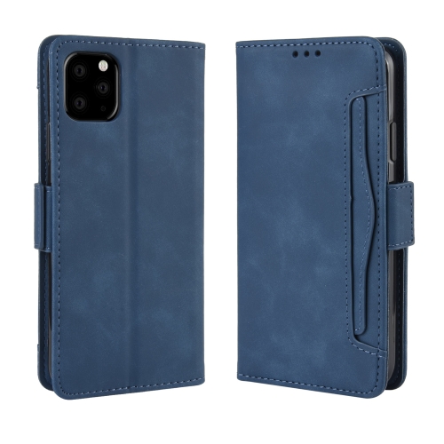 Wallet Style Skin Feel Calf Pattern Leather Case For iPhone 11