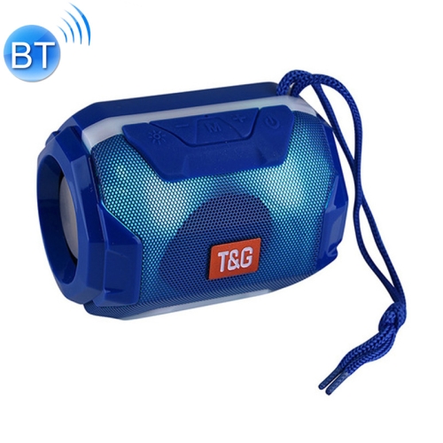 T&G TG162 LED Stereo Portable Bluetooth Speaker Mini Wireless Speaker Subwoofer(Blue)