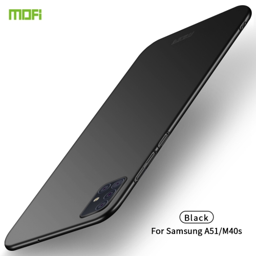 For Galaxy A51 MOFI Frosted PC Ultra-thin Hard Case(Black)