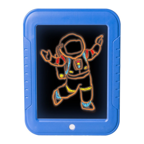 LED Writing Board 3D Magic Drawing Pad Creative Children Drawing Toys(Blue)
