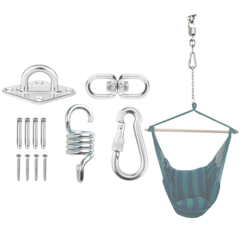 Hammock Hanging Chair Swing Sandbag Bag Hardware Accessories Spring + Hook