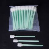 100 Sticks Inkjet Sponge Flat Head Cleaning Wipe Industrial Rod