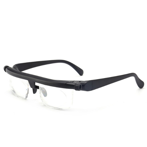 Adjustable Strength Lens Reading Myopia Glasses Eyewear Variable Focus Vision for -6.00D to +3.00D