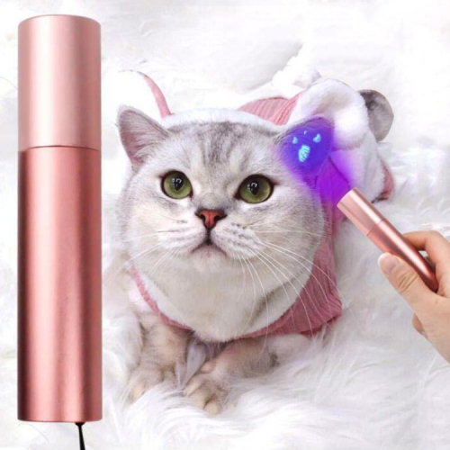 Wood Lamp Cat Ringworm Detection Pet Fungus Ultraviolet Light Flashlight Funny Cat Stick