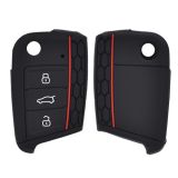 Silicone Key Case Cover for Volkswagen Polo Golf 7/ Skoda